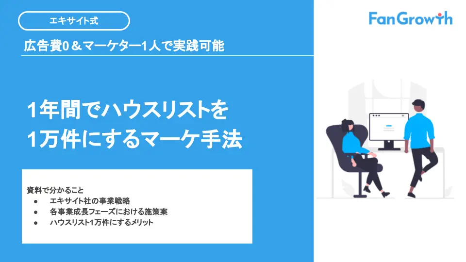 広告費0＆マーケター1人で実践可能 1年間でハウスリストを1万件にするマーケ手法